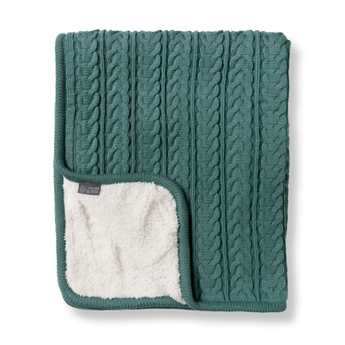 VINTER&BLOOM Kuscheldecke Cuddly Misty Green von VINTER&BLOOM