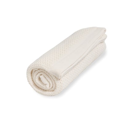 VINTER&BLOOM Kuscheldecke Soft Grid Pearl White von VINTER&BLOOM