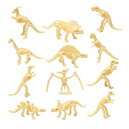 VINTORKY 12er Set Dinosaurier Modelle Lernspielzeug Mit Skelettdesign Für Zufällige Stile Und Dinosaurier Figuren von VINTORKY