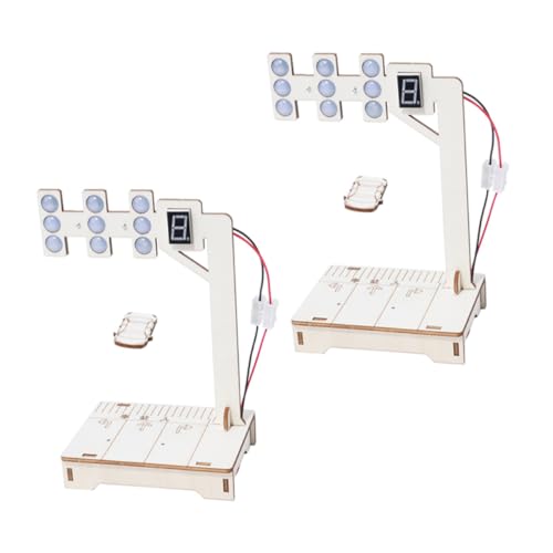 VINTORKY 2 Sätze DIY Stem Ampel Bausatz für Holzmodell mit Digitaler Programmierung Interaktives Lernspielzeug zur Verkehrszeichen Erklärung Fördert Technikverständnis und VINTORKY 2 Sätze DIY Stem Ampel Bausatz für Holzmodell mit Digitaler Programmierung Interaktives Lernspielzeug zur Verkehrszeichen Erklärung Fördert Technikverständnis und von VINTORKY