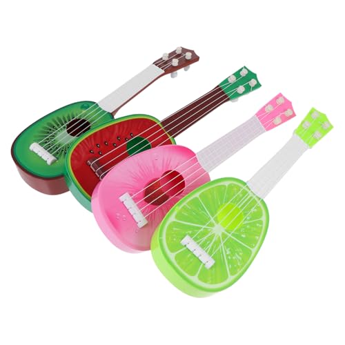 VINTORKY 4 Stück Mini Gitarre Kleinkind Ukulele Ukulele Instrument Hawaii Ukulele Musikspielzeug Für Kleinkinder Kleinkind Musikspielzeug Ukulele Ukulele Instrument von VINTORKY