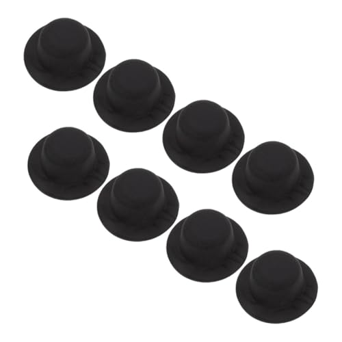 VINTORKY 8 Stück Teiliges Mini Hüte Schwarz Weiche Handgefertigte Miniatur Partyhüte für Basteln Puppen DIY Deko Kompakt und Leicht für Kreative und Familienprojekte VINTORKY 8 Stück Teiliges Mini Hüte Schwarz Weiche Handgefertigte Miniatur Partyhüte für Basteln Puppen DIY Deko Kompakt und Leicht für Kreative und Familienprojekte von VINTORKY