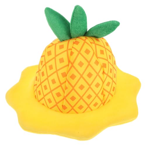 VINTORKY Ananas-hut, Obsthüte, Lebensmittel-kostüm-hut, Ananas-partyzubehör, Halloween-neuheitshut, Kopfbedeckung Für Maskerade, Cosplay-party von VINTORKY