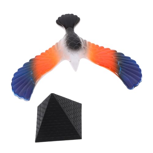 VINTORKY Balancierendes Adler- Balancierendes Vogelspielzeug Balancierender Vogel Und Pyramide Balancierender Vogel Und Ständer Ausgeglichener Adler Adler-Balance-Vogel Abs von VINTORKY