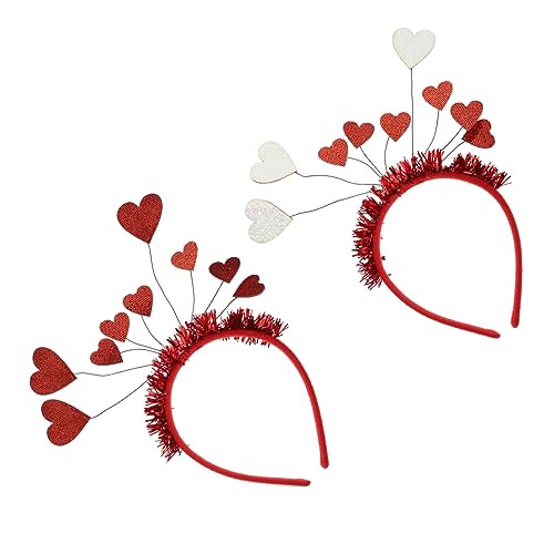 VINTORKY Herzdesign Haarband Für Valentinstag Schicke Haarverzierung Und Ideales Party Haar Für Hochzeiten Und Festliche Anlässe von VINTORKY