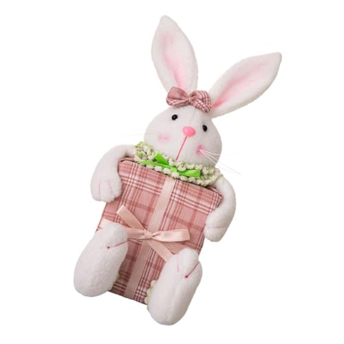 VINTORKY Osterhase hasenfiguren Easter Bunny osterpräsent Garten Decoration ostergeschenke Tiere Plüsch Kostüm ausgestopft Kaninchenfiguren Hasen-Statue Kaninchenverzierung Schaum von VINTORKY