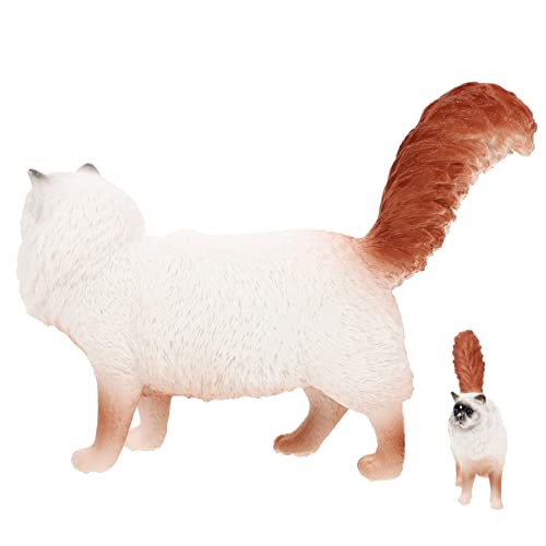 VINTORKY Puppenmodell Animal Figures Cartoon cat Katzenfigur gartendeko rostoptik Cutie Cats Minispielzeug für Kinder Katzendekoration Kinderspielzeug Miniatur-Tierstatue Foto-Requisite PVC von VINTORKY