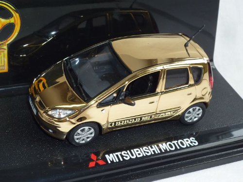 VITESSE Mitsubishi Colt 5 TÜrer Gold Bild Goldenes Lenkrad 2004-2008 Z30 1/43 Modell Auto Modellauto Sonderangebot von VITESSE