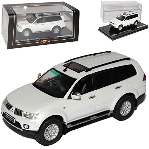 VITESSE Mitsubishi Pajero Sport Weiss 2. Generation Ab 2008 1/43 Modell Auto Modellauto von VITESSE