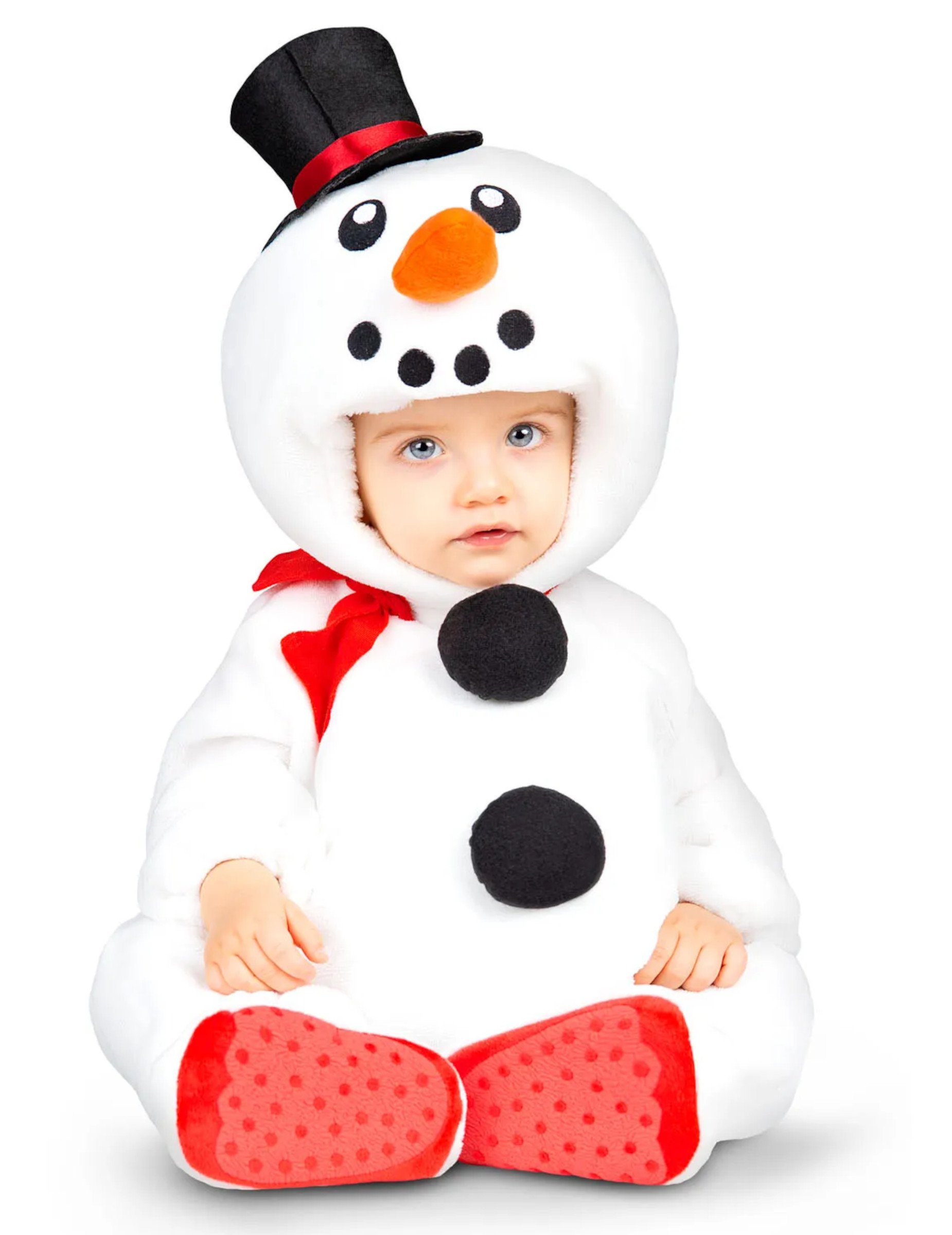 Babykostüm Set Schneemann weiß von VIVING COSTUMES / JUINSA