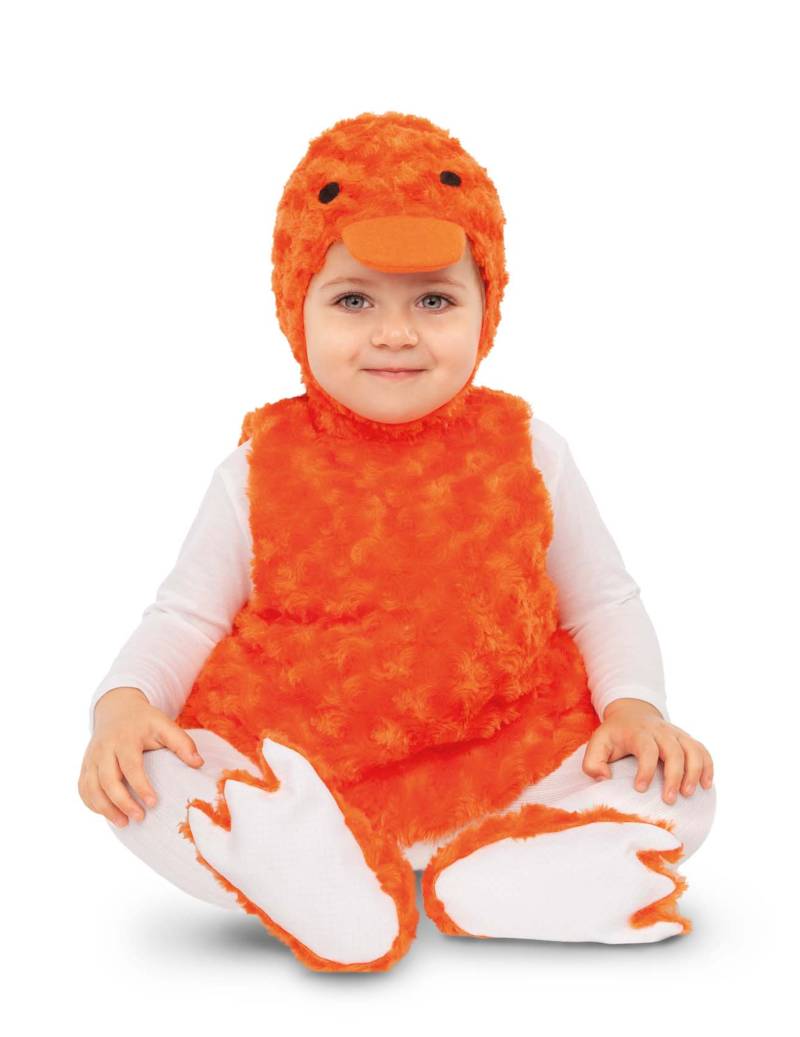 Enten-Kostüm für Kleinkinder Faschingskostüm orange von VIVING COSTUMES / JUINSA