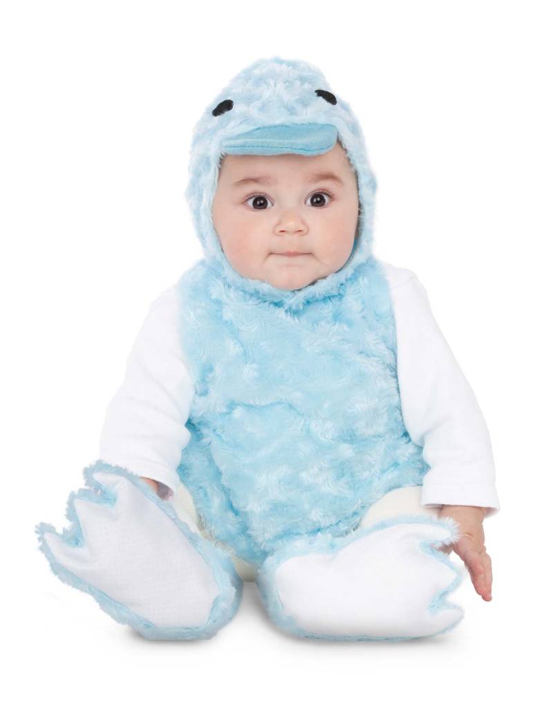 Enten-Tierkostüm für Babys Faschingskostüm blau von VIVING COSTUMES / JUINSA