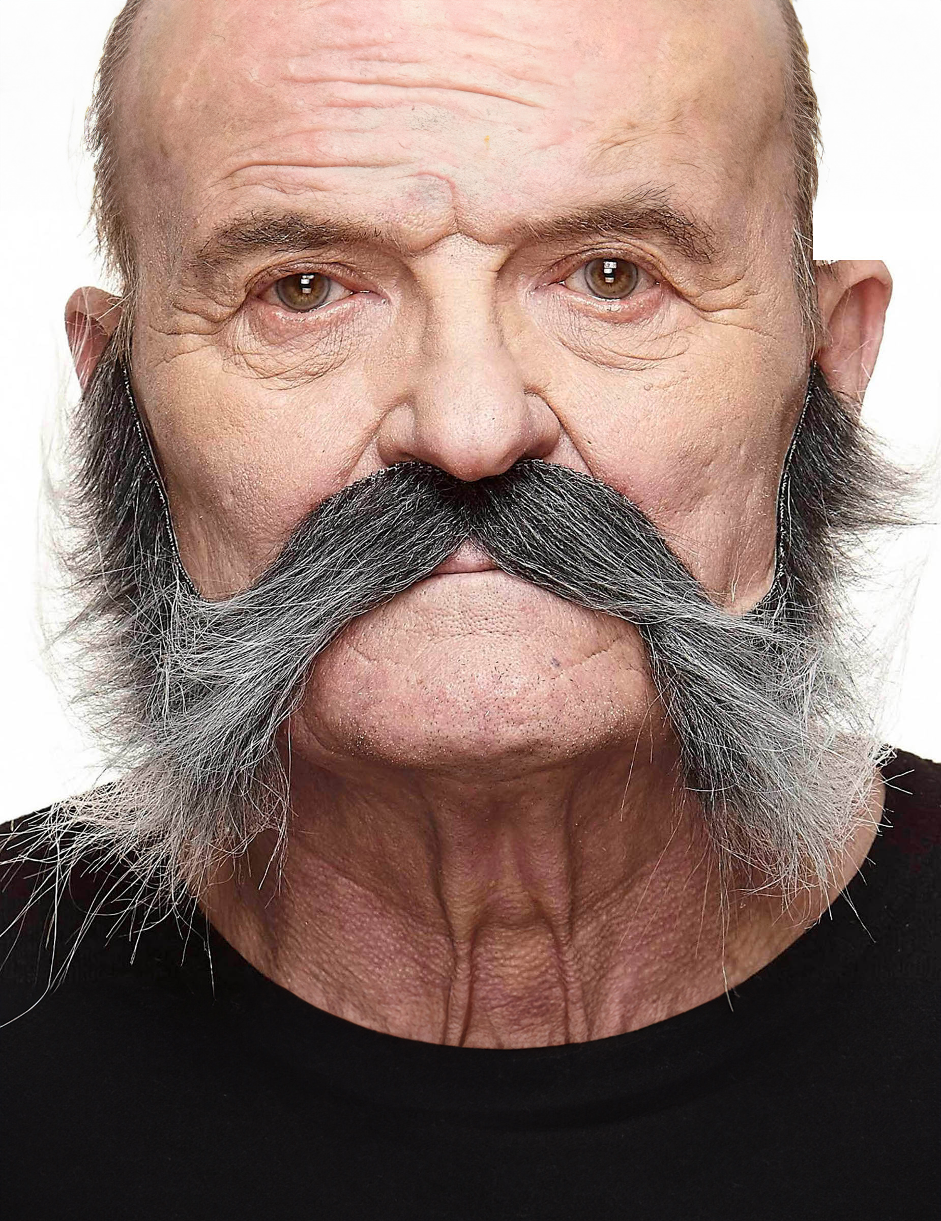 Ergrauender Schnurrbart für Herren Ergrauender Schnurrbart für Herren von VIVING COSTUMES / JUINSA