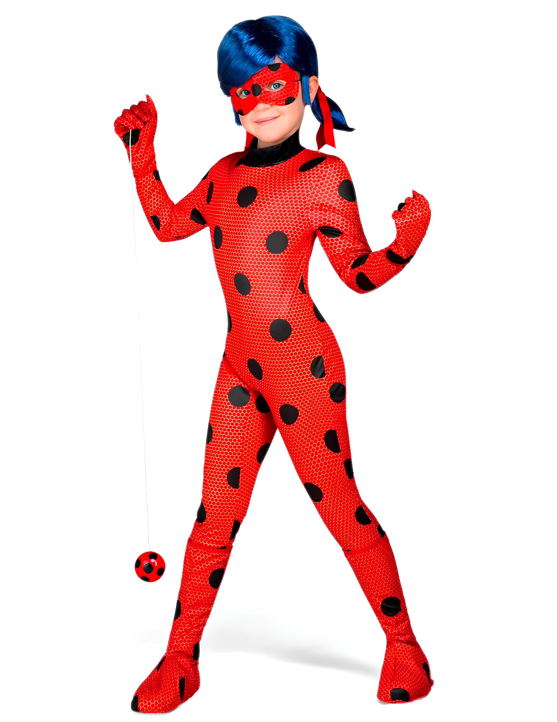 Ladybug-Kinderkostüm Miraculous-Lizenzkostüm rot-schwarz Ladybug-Kinderkostüm Miraculous-Lizenzkostüm rot-schwarz von VIVING COSTUMES / JUINSA
