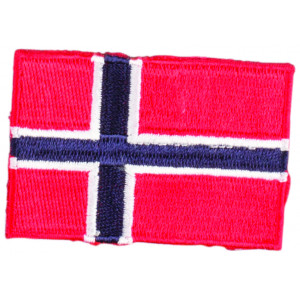 Aufbügeletikett Flagge Norwegen 4 x 6 cm - 1 Stk von VJ Green