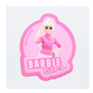 Aufbügeletikett Barbie Girl 6 x 7 cm von VJ Green