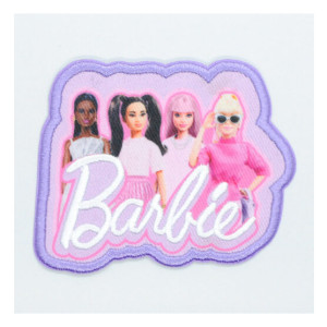 Aufbügeletikett Barbie Girls 7,5 x 6 cm von VJ Green