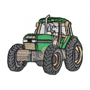 Aufbügeletikett Traktor Grün 6 x 6,5 cm - 1 Stk von VJ Green