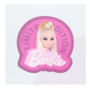 Aufbügeletikett Barbie Limited Edition 6 x 6,5 cm von VJ Green