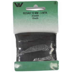 Elastisches Band Schwarz 10mm 3m von VJ Green