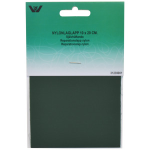 Selbstklebende Ausbesserungs-Patches Nylon Dunkelgrün 10x20cm - 1 Stk von VJ Green
