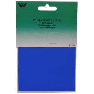 Selbstklebende Ausbesserungs-Patches Nylon Kobaltblau 10x20cm - 1 Stk von VJ Green