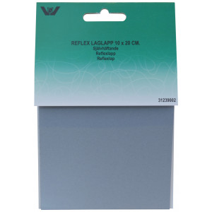 Selbstklebende Ausbesserungs-Patches Reflex Silber 10x20cm - 1 Stk von VJ Green