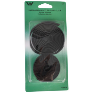 Velcro zum Aufnähen Schwarz 20mm - 1,25m von VJ Green