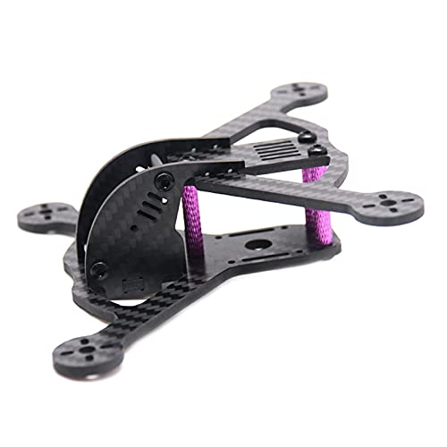 VLIZO für TCMMRC Pob135 135mm Radstand Rahmen Kit 3 Zoll Kohlefaser Drone Rack für FPV Racing Drone Quadcopter Rack Zubehörteile (Color : Frame Kit) von VLIZO