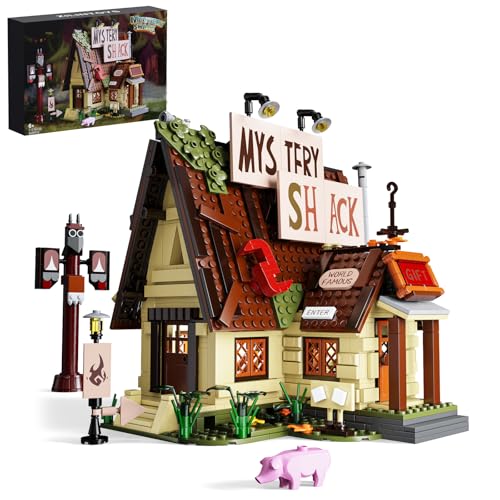 Gravity Fall House Building Sets, Mystery Shack Building Toys Compatible with Lego, Creative Adventure Comedy Suspense Animation Model Toys, Collection Gift for Adult and TV Fans (965PCS) von VLOTVFP