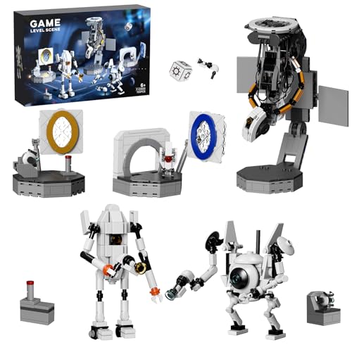 VLOTVFP Portal 2 Spielszenen-Baustein-Sets, tolle Portal-Glados-Actionfigur-Modell-Spielzeug-Atlas und P-Körpertestaufsichter, Roboterkonstruktion, Spielset, bestes Geschenk für Kinderspieler, 705 von VLOTVFP