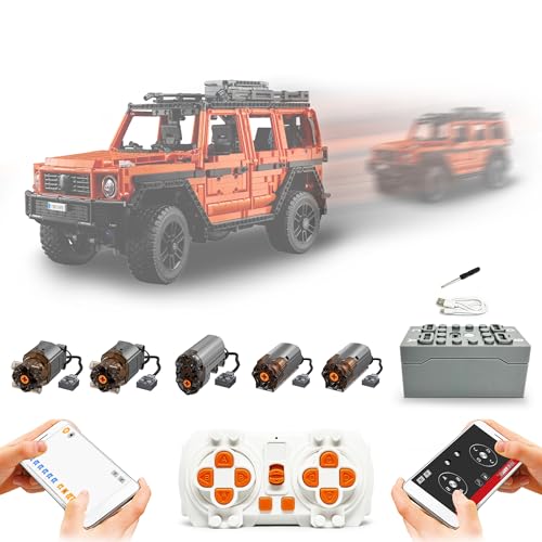 Technik Power Motoren Set Kompatibel mit Lego 42177 Technic Mercedes-Benz G 500 Auto-Modell (42177 Rc Kit) von VLites