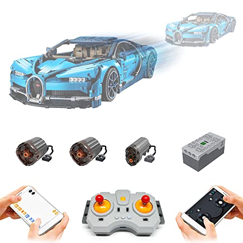 Technik Power Motoren Set für Lego 42083 Bugatti Chiron Sportwagen(Nicht Enthalten Modell) von VLites