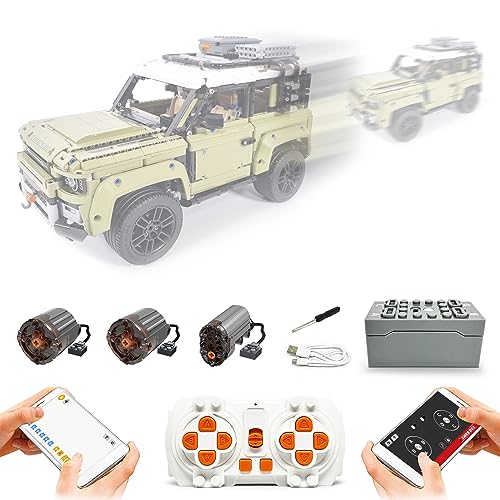 Technik Power Motoren Set für Lego 42110 Land Rover Defender(Nicht Enthalten Modell) von VLites