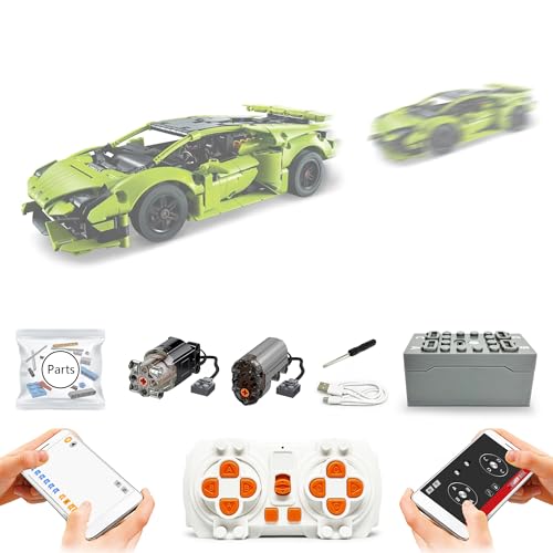 Technik Power Motoren Set für Lego 42161 Lamborghini Huracán Tecnica Modellbausatz(Nicht Enthalten Modell) von VLites