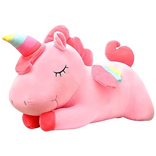 VMOTA Einhorn Stofftier Plüschtier, Einhorn Kuscheltier, Plüsch Regenbogen Einhorn, Plüsch Einhorn Spielzeug, Home Dekor Cartoon Plüsch Spielzeug Gefülltes Tier(28CM) von VMOTA