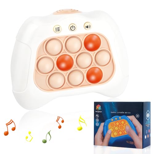 Puzzle Spiel, Elektronischer Whack Mole Spiel, Pro Light Up Game, Bubble Sensory Squeeze Toys, Geschenk für KinderElektrisches Push Bubble von VMUTGA