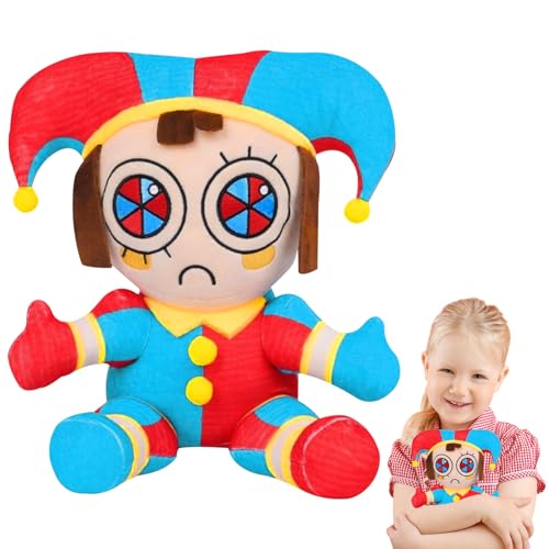 VOCDEMERI The Digital Circus Plush Anime Kuscheltier Circus Plush Toys Süße Kuscheltiere Digital Circus Plüschpuppe Cartoon Plüschtier Spielzeug Digital Circus Plüschtier für Jungen und Mädchen von VOCDEMERI