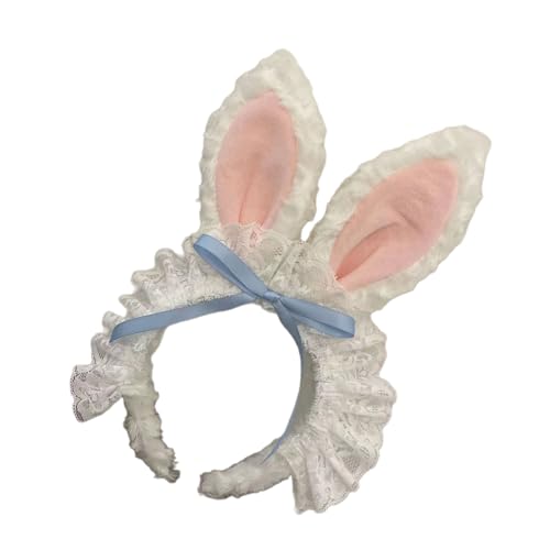 VOCUE Cartton Häschen Ohren Haarreifen Cosplay Kopfschmuck Bowknot Dekoration Kopfbedeckung für Geburtstagsfeiern von VOCUE