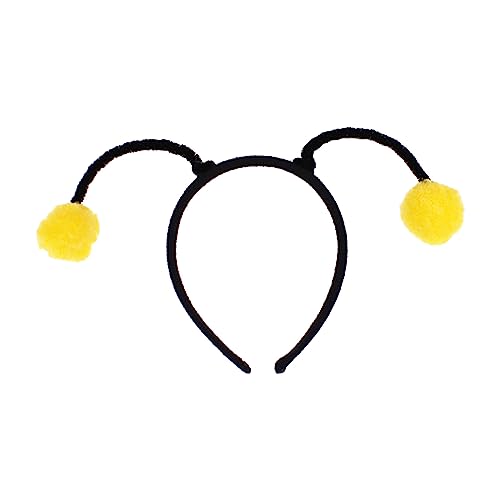 VOCUE Cosplay Stirnband Antennenform Haarreifen Plüsch Party Kopfschmuck Kindertag Bühne Tanzen Stirnband Unisex von VOCUE