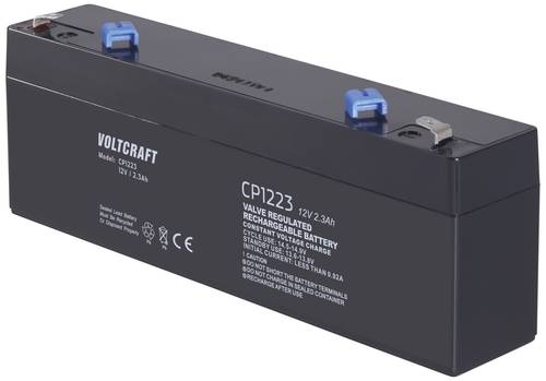 VOLTCRAFT CE12V/2,3Ah VC-12713960 Bleiakku 12V 2.3Ah Blei-Vlies (AGM) (B x H x T) 178 x 67 x 35mm Fl von VOLTCRAFT