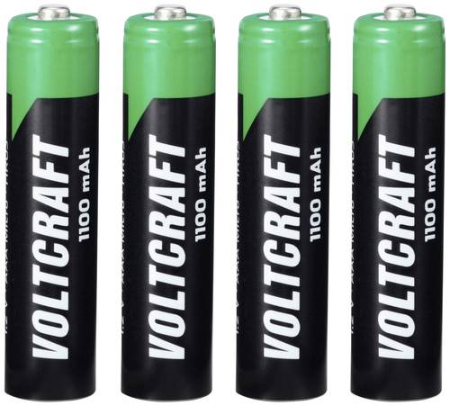 VOLTCRAFT HR03 Micro (AAA)-Akku NiMH 1100 mAh 1.2V 4St. von VOLTCRAFT