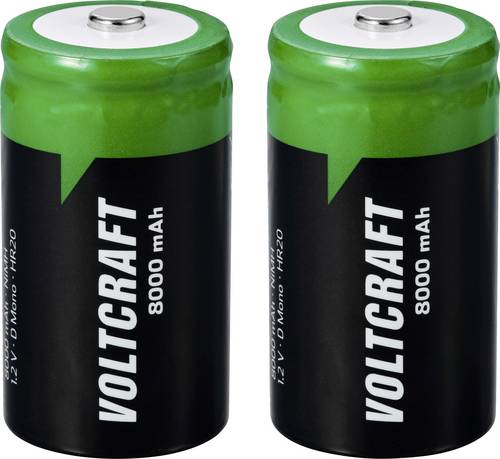 VOLTCRAFT VC-16026035 Mono (D)-Akku NiMH 8000 mAh 1.2V 2St. von VOLTCRAFT