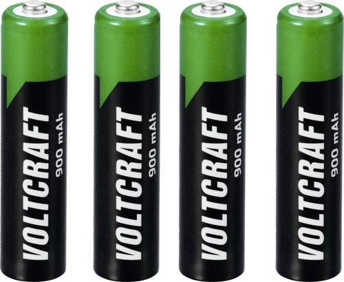 VOLTCRAFT VC-16026040 Micro (AAA)-Akku NiMH 900 mAh 1.2V 4St. von VOLTCRAFT