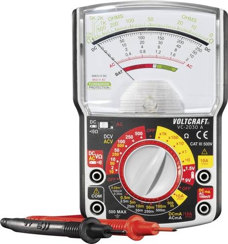 VOLTCRAFT VC-2030A Hand-Multimeter analog CAT III 500V von VOLTCRAFT