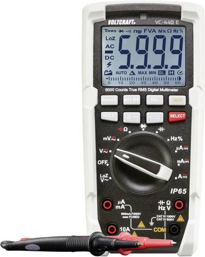 VOLTCRAFT VC-440 E Hand-Multimeter digital Strahlwassergeschützt (IP65) CAT III 1000 V, CAT IV 600V von VOLTCRAFT