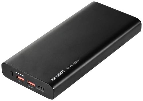 VOLTCRAFT VC PB PD60W Powerbank 26800 mAh Quick Charge 3.0, USB PD 3.0 Li-Ion Schwarz von VOLTCRAFT