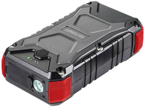 VOLTCRAFT VC PB PD65W Rugged Powerbank 30000 mAh USB PD 3.0 Li-Ion Schwarz-Rot LED Taschenlampe, Sta von VOLTCRAFT