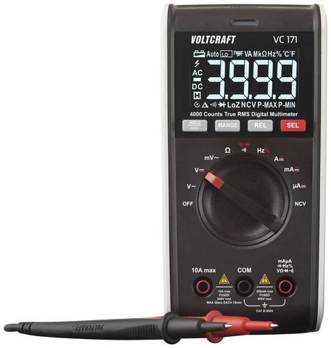 VOLTCRAFT VC171 Hand-Multimeter digital CAT III 600V Anzeige (Counts): 4000 von VOLTCRAFT