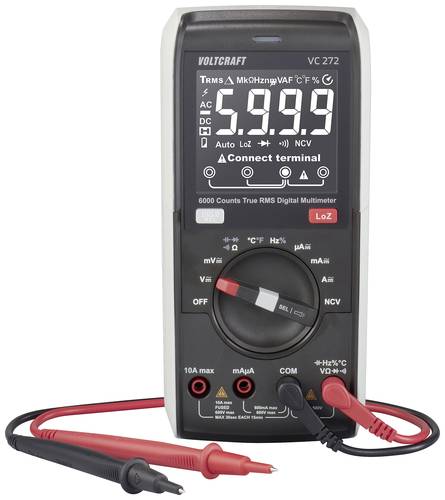 VOLTCRAFT VC272 Hand-Multimeter digital CAT III 600V Anzeige (Counts): 6000 von VOLTCRAFT